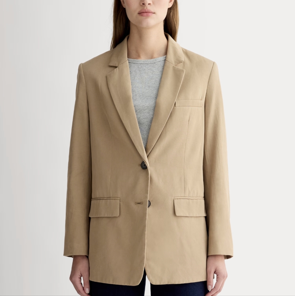 🆕 EVERLANE The Oversized Blazer in Buttersmooth